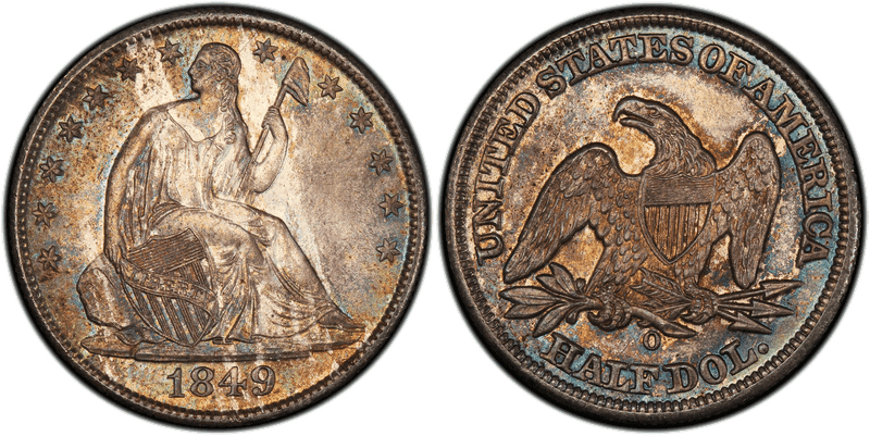 1849 Seated Liberty Half Dollar