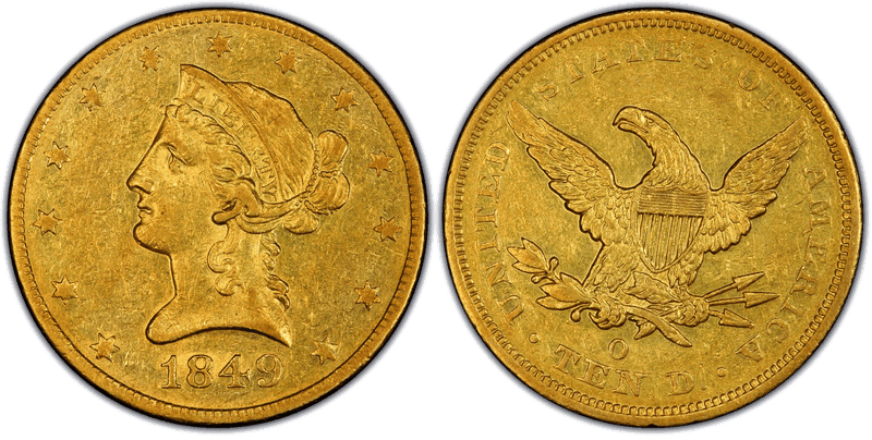 1849 Liberty Head Eagle