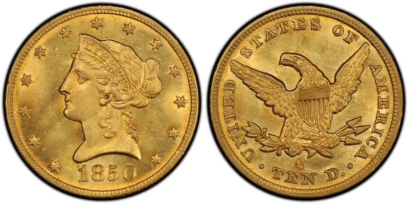 1850 Liberty Head Eagle