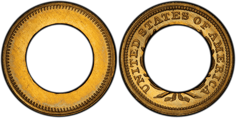 1852 Proof Half Dollar Pattern - J-135