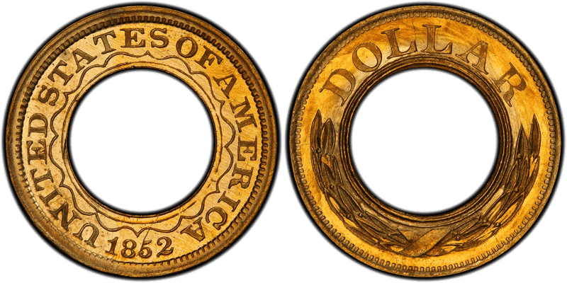 1852 Proof Dollar Pattern - J-145, Thin