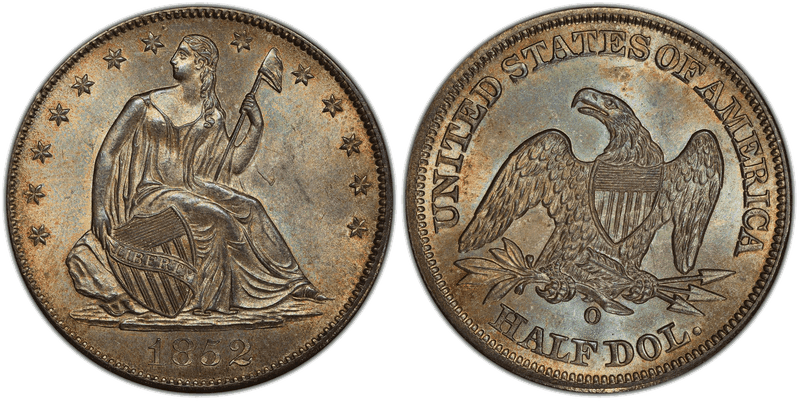 1852 Seated Liberty Half Dollar