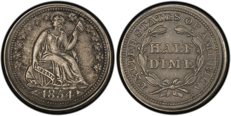 1854 Half Dime Patterns