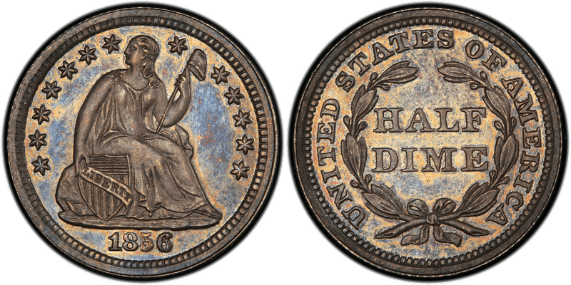 1856 Proof Seated Liberty Half Dime