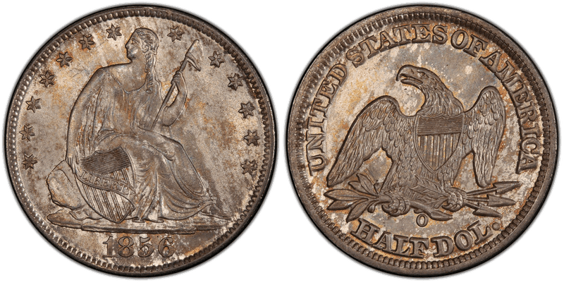 1856 Seated Liberty Half Dollar