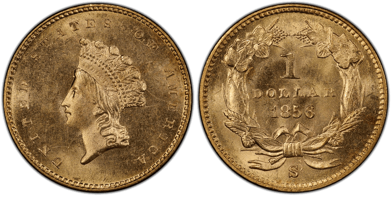 1856 Liberty Gold Dollar
