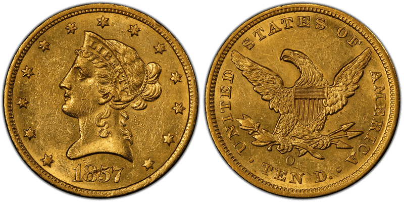 1857 Liberty Head Eagle