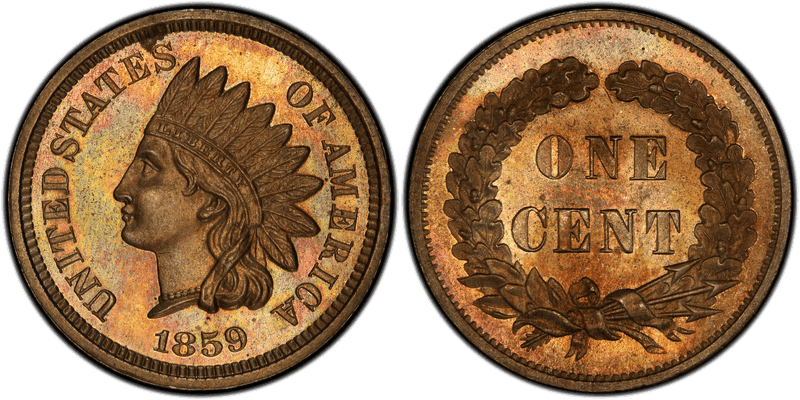 1859 Proof Cent Pattern - J-226