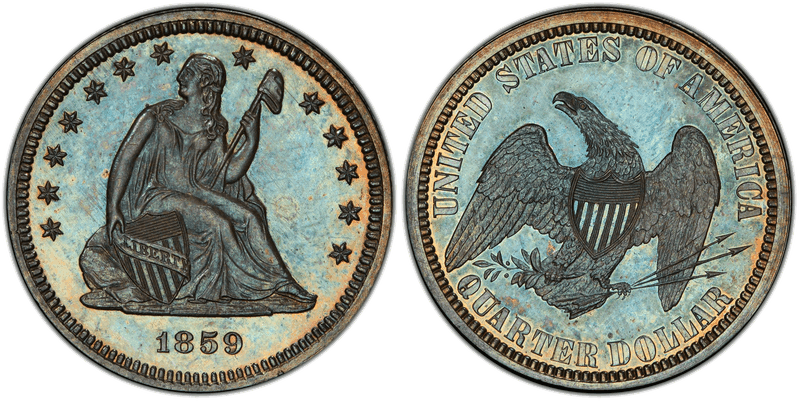 1859 Quarter Patterns