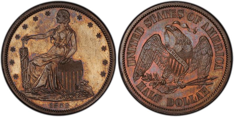 1859 Proof Half Dollar Pattern - J-236