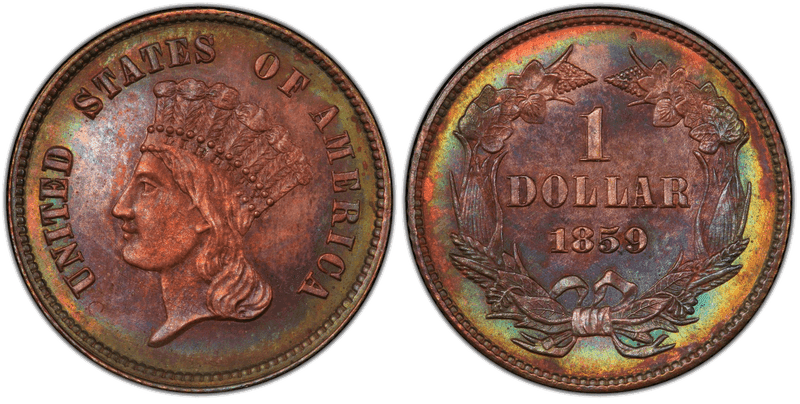 1859 Dollar Patterns
