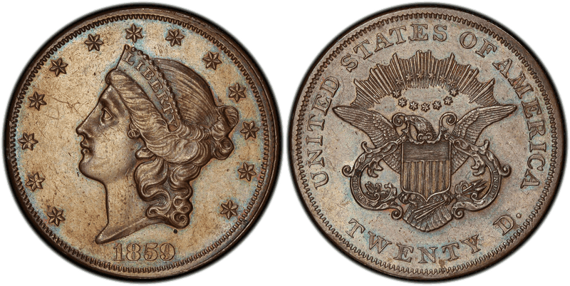 1859 Proof Double Eagle Pattern - J-263