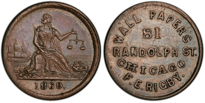 Civil War Store Cards - Illinois