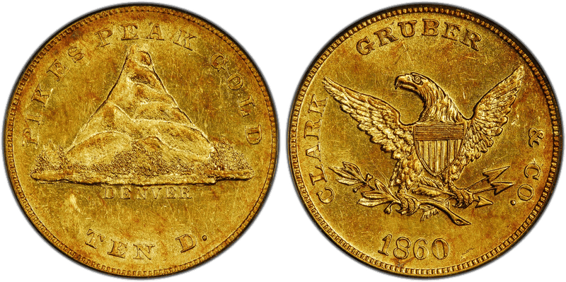 1860 Clark, Gruber & Co. Ten Dollar