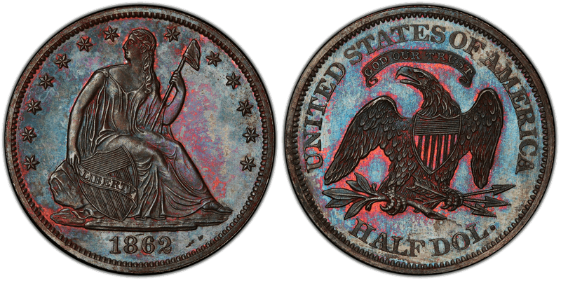1862 Proof Half Dollar Pattern - J-294