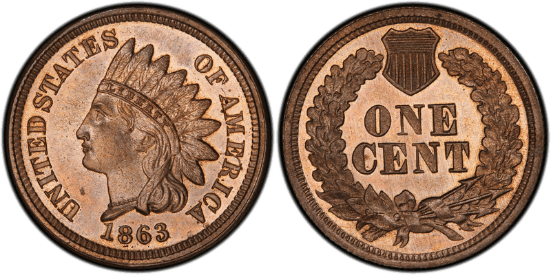 1863 Cent Pattern - J-300