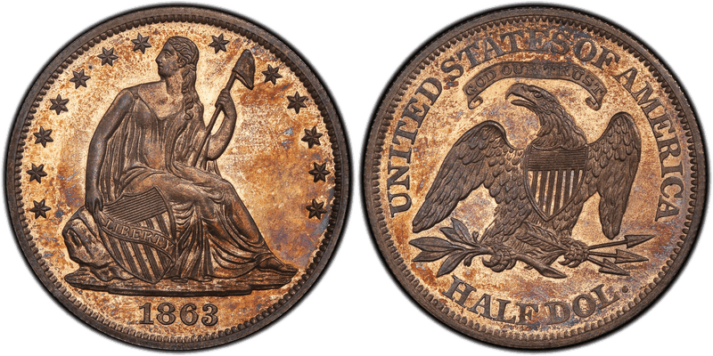 1863 Half Dollar Patterns