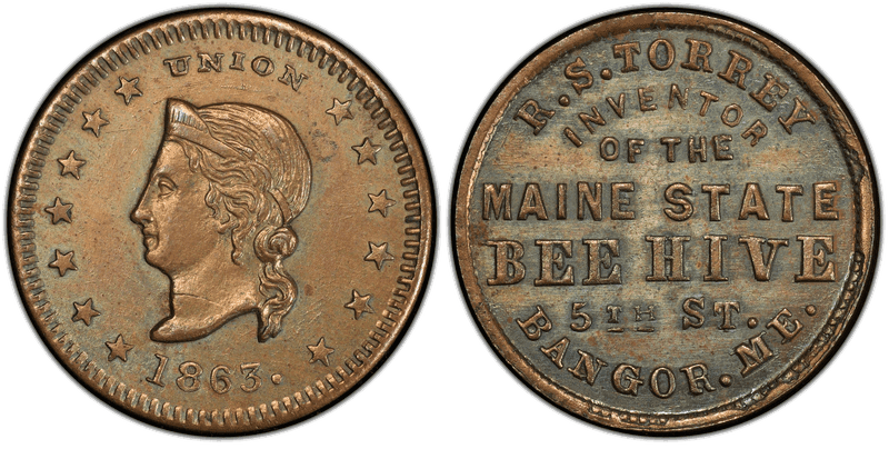 Civil War Store Cards - Maine