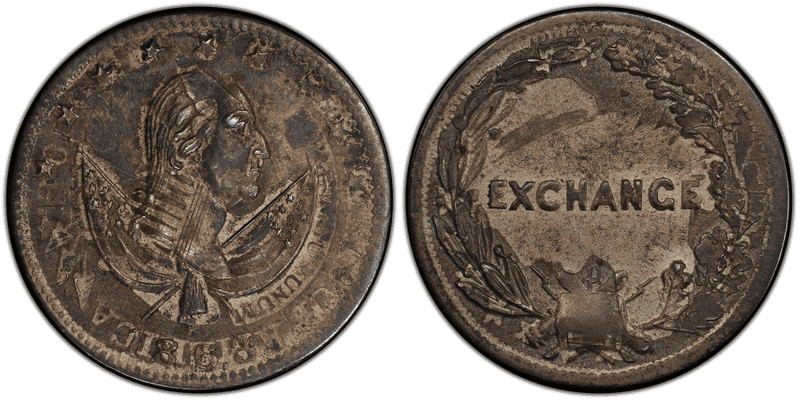 (1863) Civil War Patriotic Token F-117/420fo