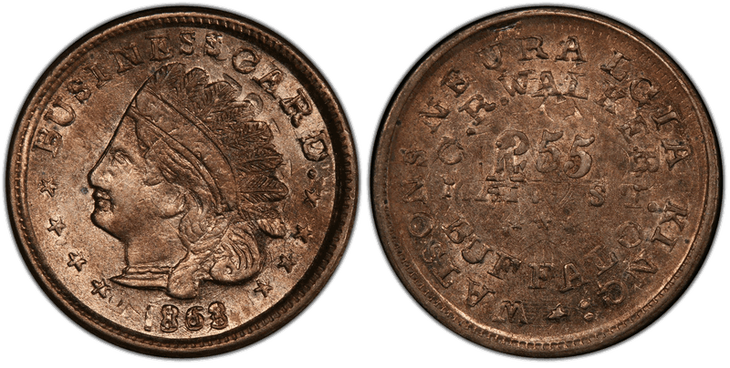 (1863) Civil War Store Card F-165R-1do, OH