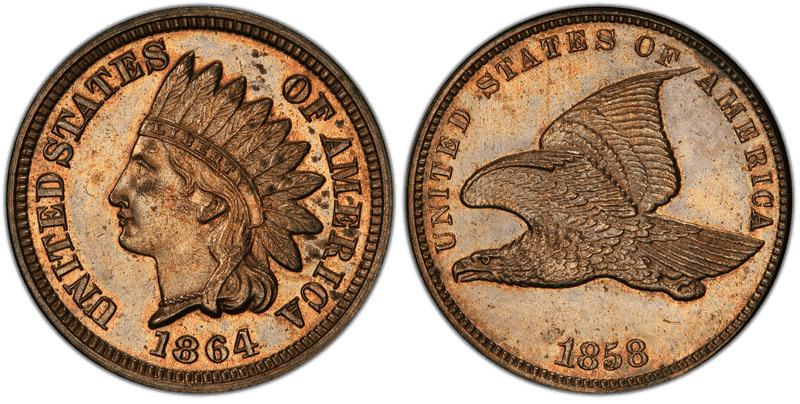 1864 Proof Cent Pattern - J-362