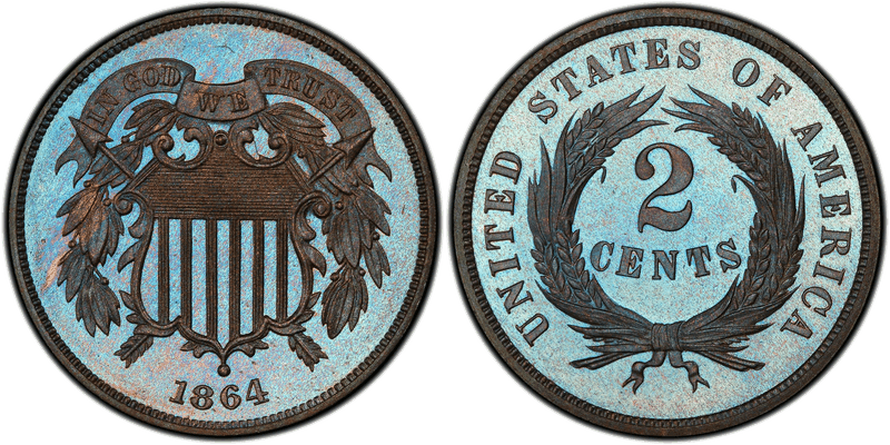 Two Cent Pieces 1864-1873