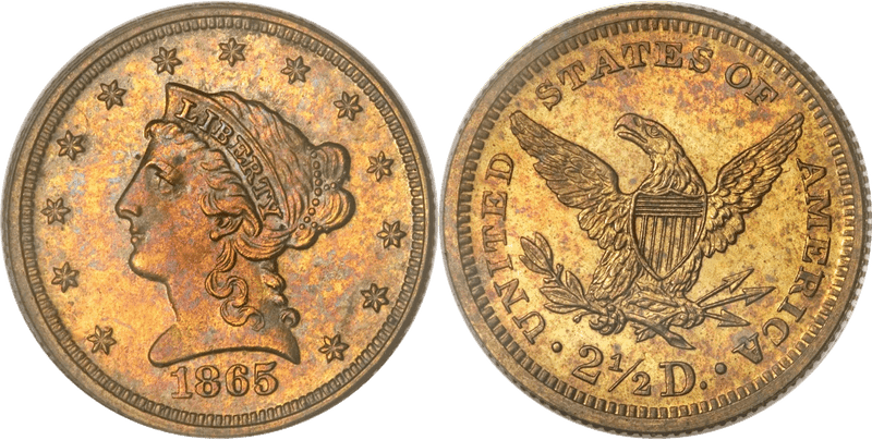 1865 Quarter Eagle Patterns