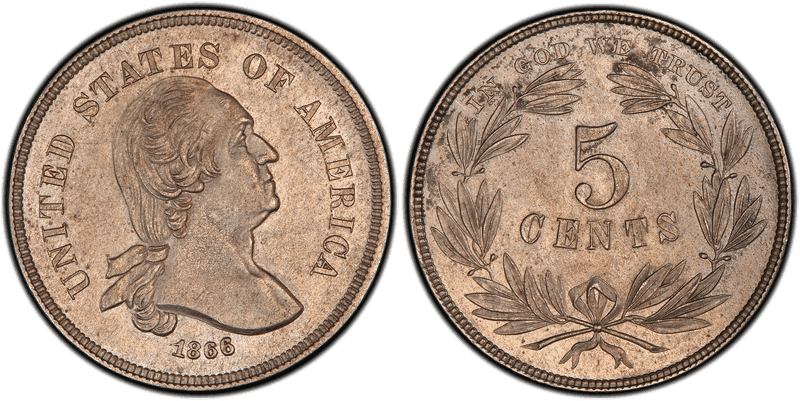1866 Proof Nickel Pattern - J-463