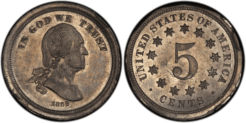 1866 Proof Nickel Pattern - J-479