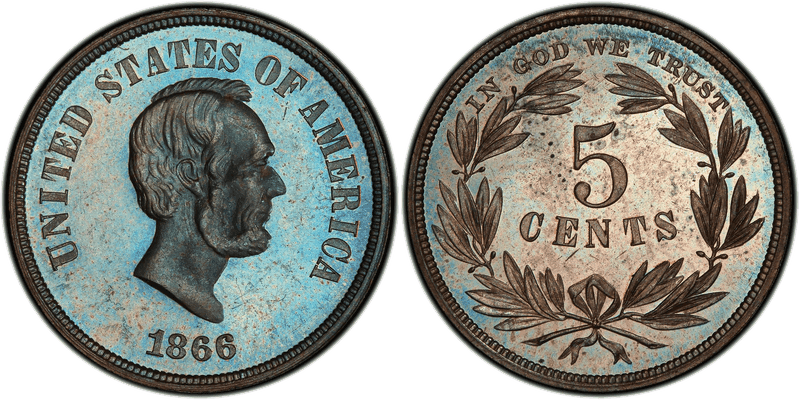 1866 Proof Nickel Pattern - J-488