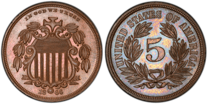1866 Proof Nickel Pattern - J-495