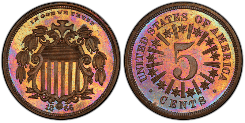 1866 Proof Nickel Pattern - J-499
