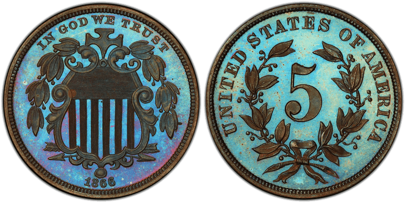 1866 Proof Nickel Pattern - J-502