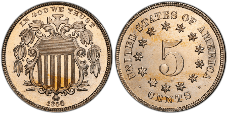 1866 Proof Nickel Pattern - J-507