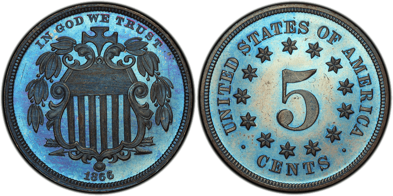 1866 Proof Nickel Pattern - J-509