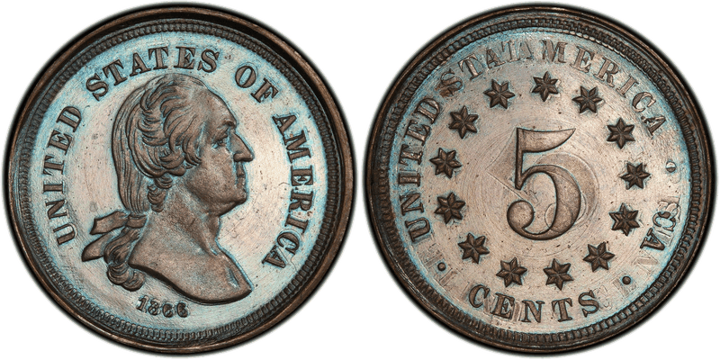 1866 Proof Nickel Pattern - J-517