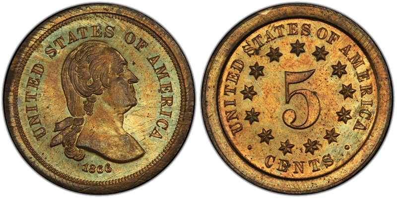 1866 Proof Nickel Pattern - J-519