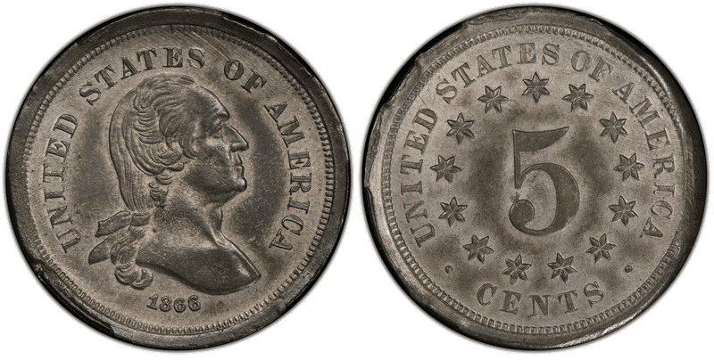 1866 Proof Nickel Pattern - J-520