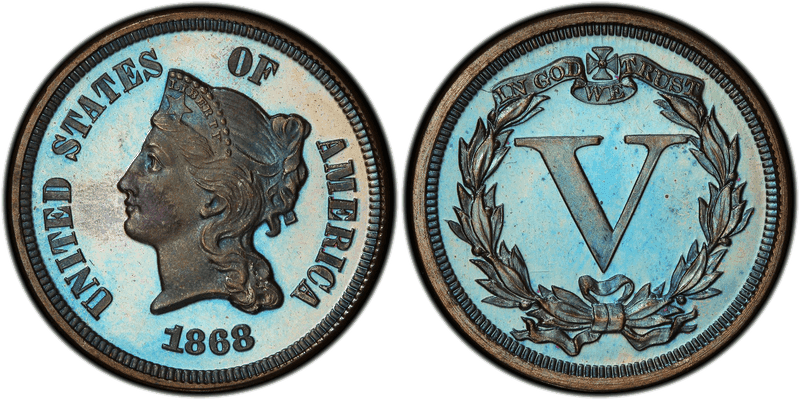 1868 Proof Nickel Pattern - J-634