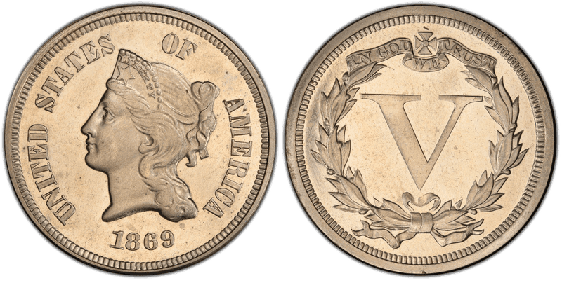 1869 Proof Nickel Pattern - J-684