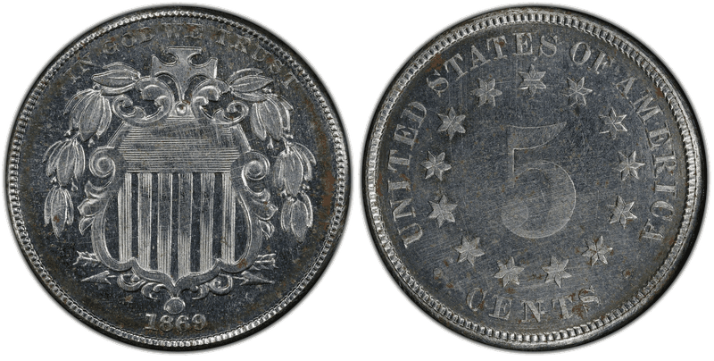 1869 Proof Nickel Pattern - J-689