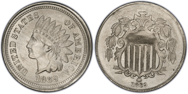 1869 Proof Nickel Pattern - J-691