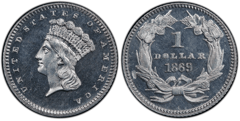 1869 Proof Dollar Pattern - J-767
