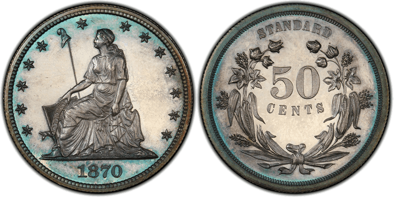1870 Half Dollar Patterns