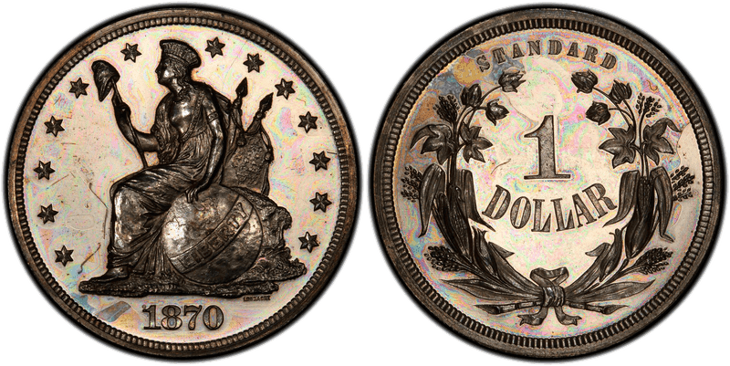 1870 Proof Dollar Pattern - J-1008