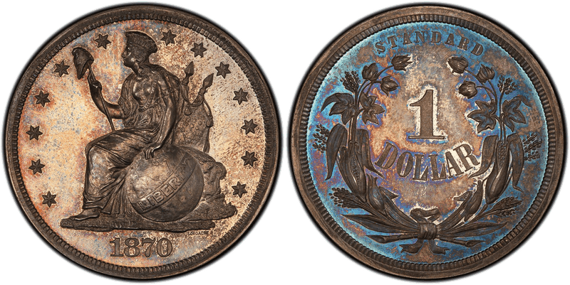 1870 Proof Dollar Pattern - J-1009