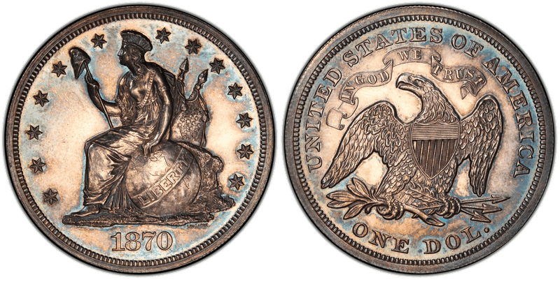 1870 Proof Dollar Pattern - J-1014