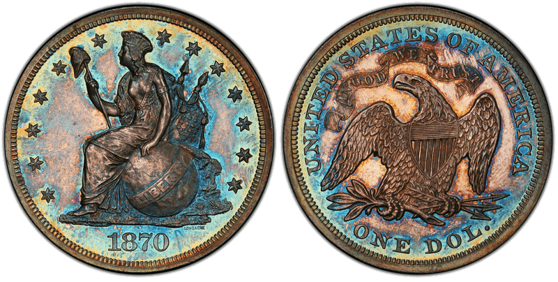 1870 Proof Dollar Pattern - J-1015
