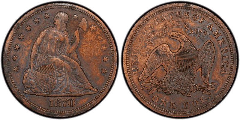 1870 Proof Dollar Pattern - J-1020