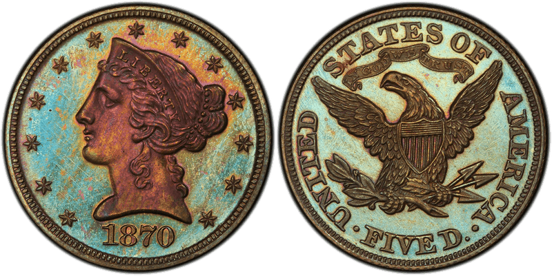 1870 Half Eagle Patterns